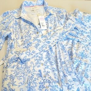 NWT Lilly Pulitzer Larkyn Midi Shirt Dress